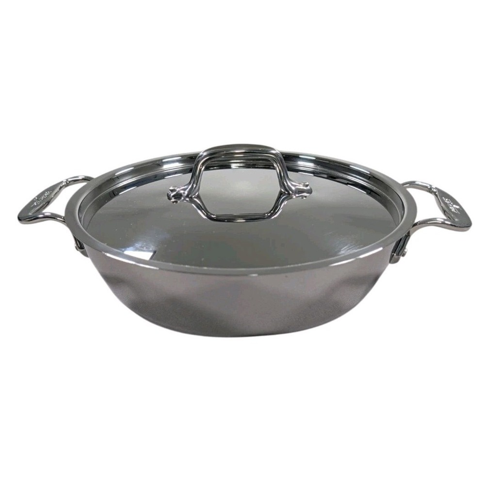 All-Clad Stainless 3 Qt Cassoulet with Lid NIB RARE Vintage Metalcrafters USA